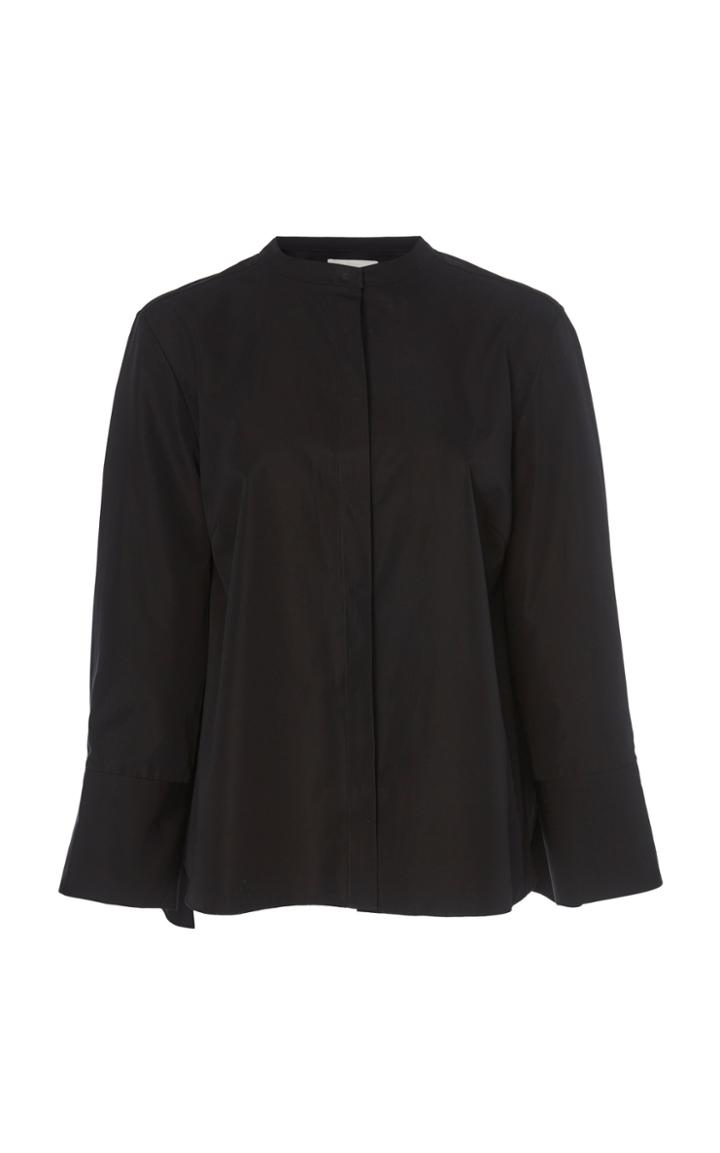 Partow Bell Cotton-poplin Blouse