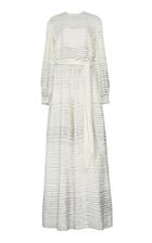 Valentino Sequin Striped Jumpsuit