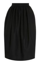 Rochas Felted Wool-blend Midi Tulip Skirt
