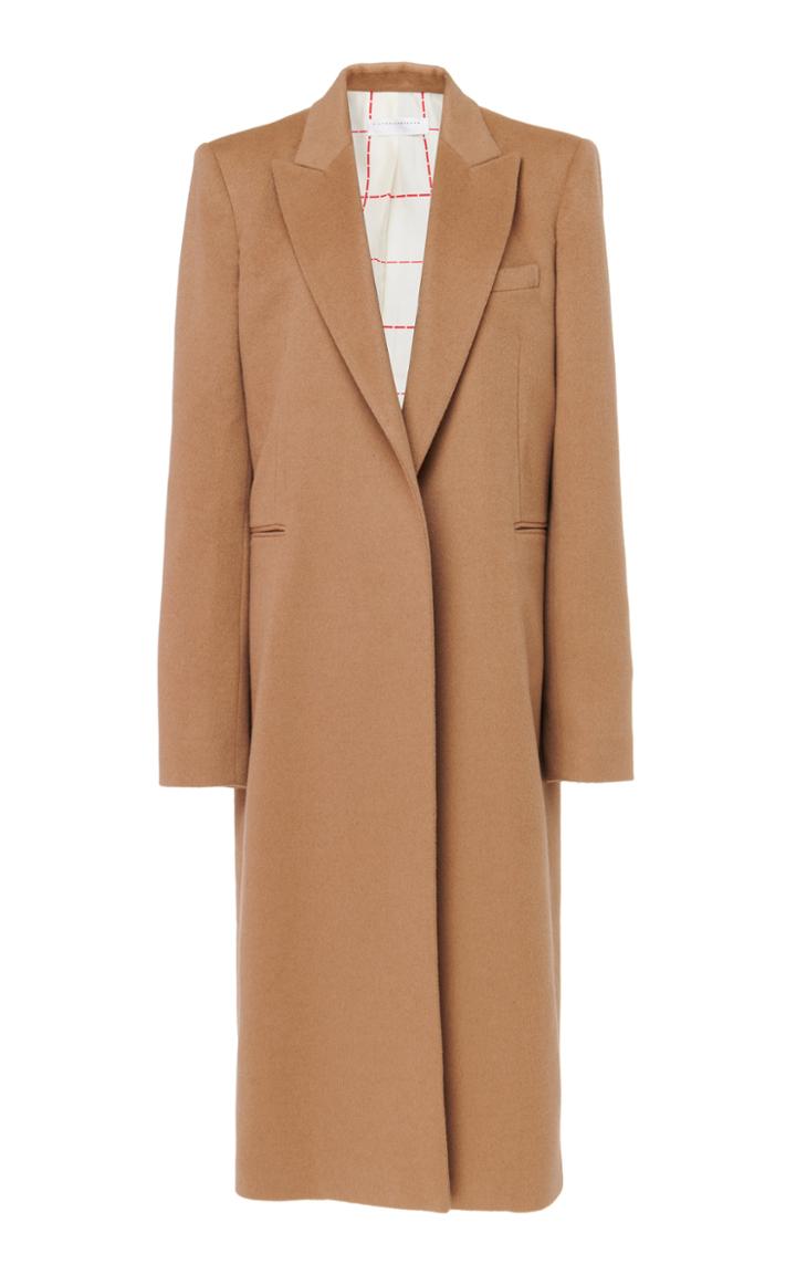 Victoria Beckham Cape-effect Wool-felt Coat