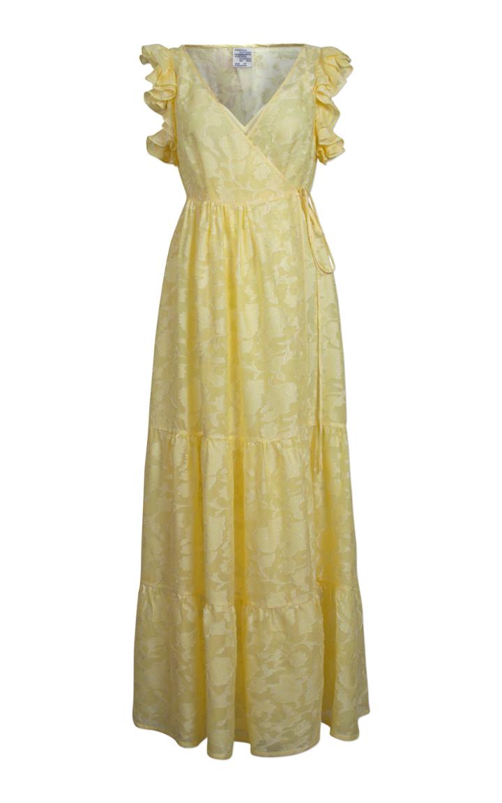 Baum Und Pferdgarten Aiza Lace Detail Silk-blend Dress