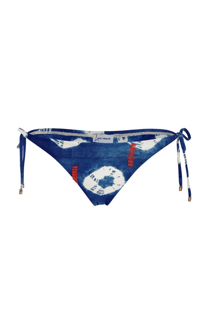 Lenny Niemeyer String Embroidered European Bikini Bottom