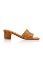 Carrie Forbes Bou Raffia Heeled Mule Size: 37