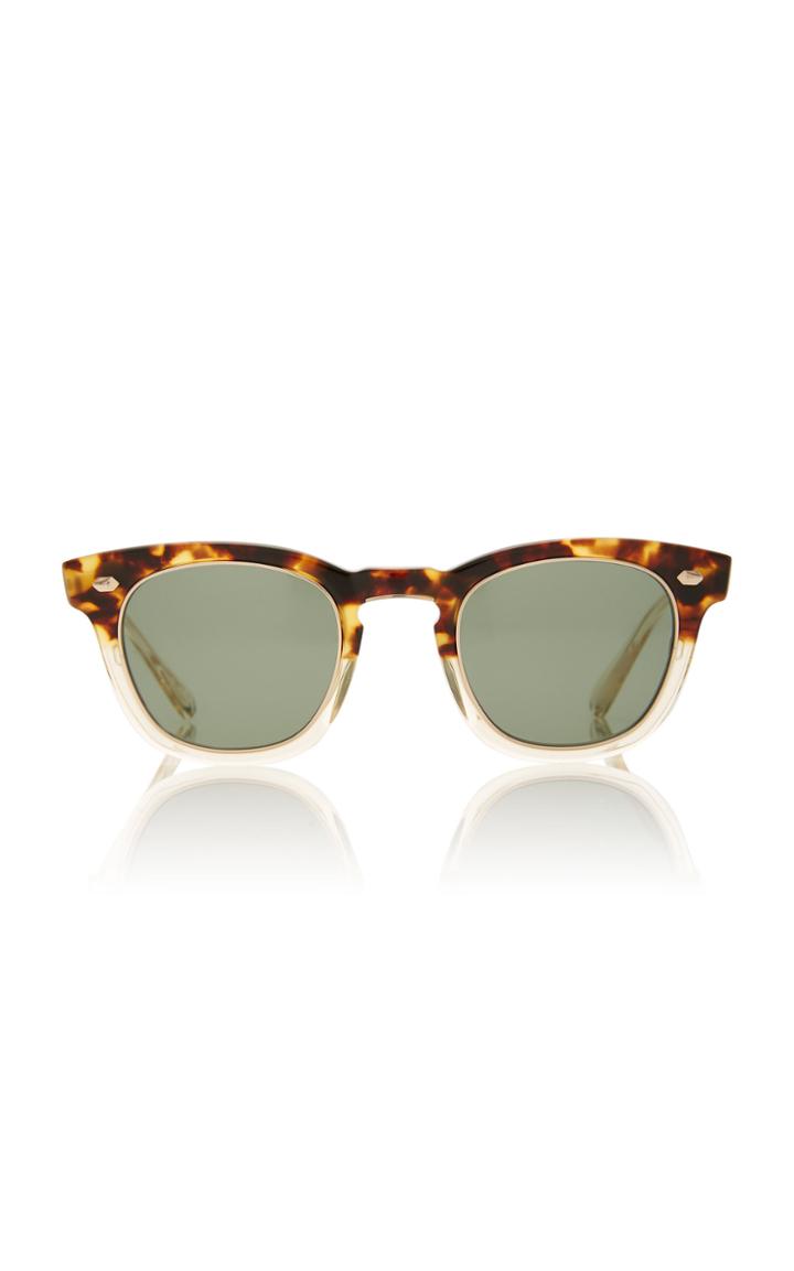 Mr. Leight Hanalei Two-tone D-frame Acetate Sunglasses