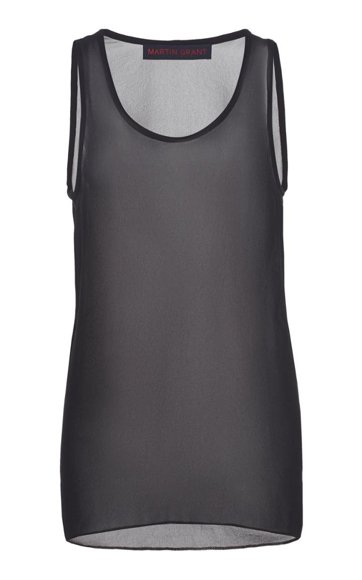 Moda Operandi Martin Grant Cotton Tank Top Size: 34