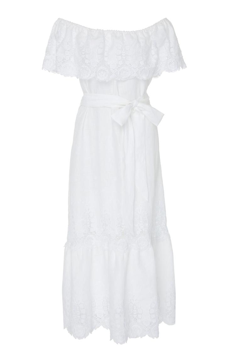 Miguelina Lisselle Off The Shoulder Maxi Dress