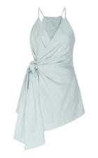 Significant Other Zahara Linen Wrap Romper