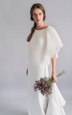 Moda Operandi Sophie Et Voila Tulle Ruffle Sleeve Gown Size: 34