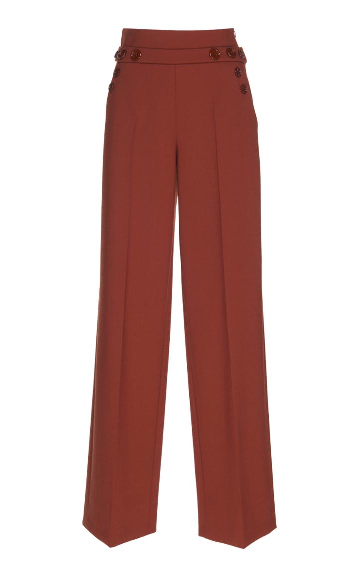 Dice Kayek Brick Button Pant
