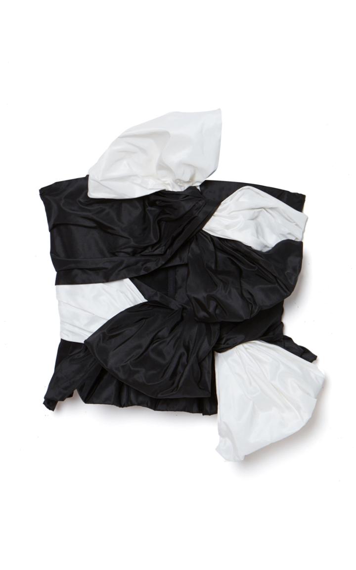 Moda Operandi Carolina Herrera Bow-detailed Silk Taffeta Strapless Top