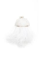 Marzook Crystal Orb Shoulder Bag With Feathers