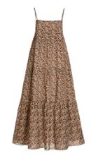 Moda Operandi Matteau Tiered Floral Cotton Voile Maxi Dress