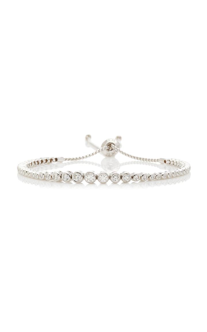 Moda Operandi Jemma Wynne 18k White Gold And Diamond Slider Bracelet
