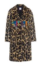Stella Jean Faux Cheetah Medallion Coat