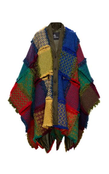Moncler Genius 3 Moncler Grenoble Genius Padded Knitted Ski Poncho