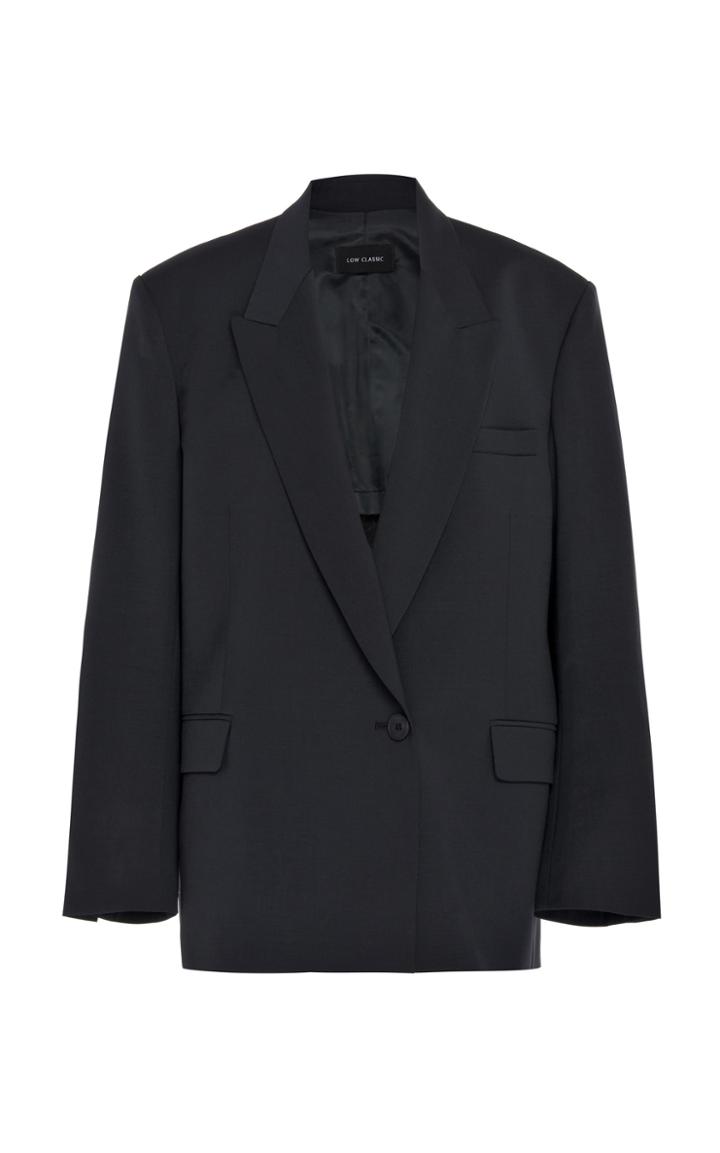 Moda Operandi Low Classic Double Wool Blend Jacket Size: S