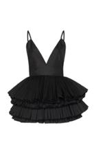 Alessandra Rich Silk Taffeta Tutu Dress