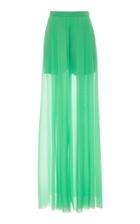 Delpozo Long Georgette Trousers