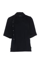 Rokh Boxy Belted Vest-detailed Blouse