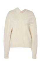 Victoria Beckham Wool Patch Knit Sweater