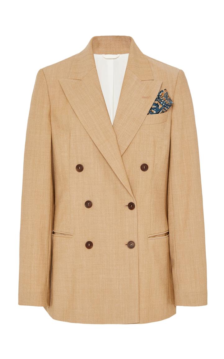 Brunello Cucinelli Safari Wool-blend Blazer