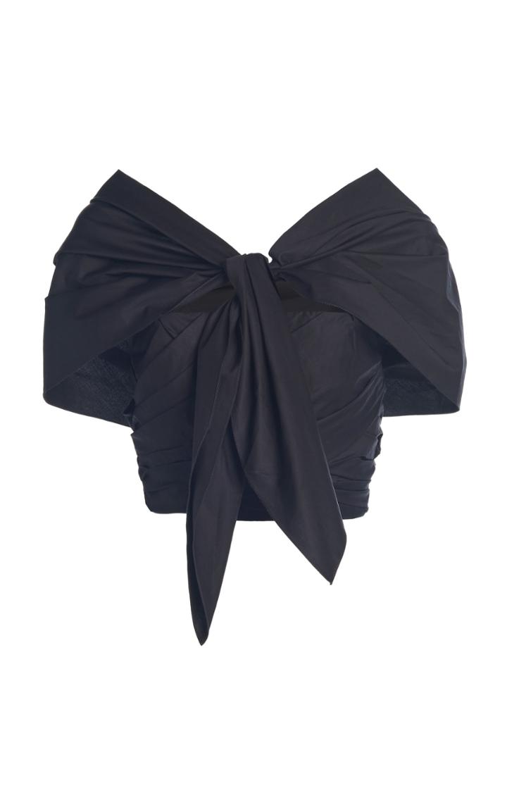 Moda Operandi Johanna Ortiz Holding Treasures Cotton-blend Convertible Wrap Top