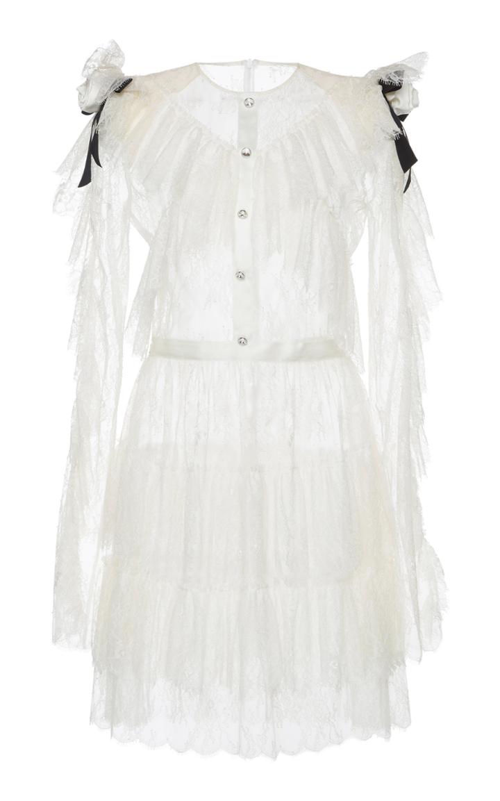 Philosophy Di Lorenzo Serafini Organza Lace Dress