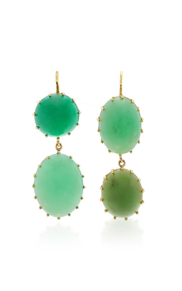 Renee Lewis Chrysoprase Earrings