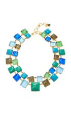 Loulou De La Falaise Mosaic 24k Gold-plated Crystal Necklace