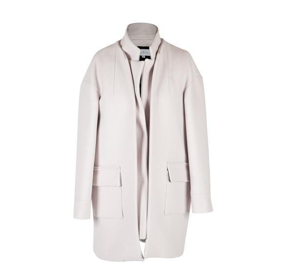Christine Phung Bonny Ivory Coat And Vest 