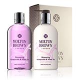 Molton-brown Blossoming Honeysuckle & White Tea Body Wash & Lotion Gift Set