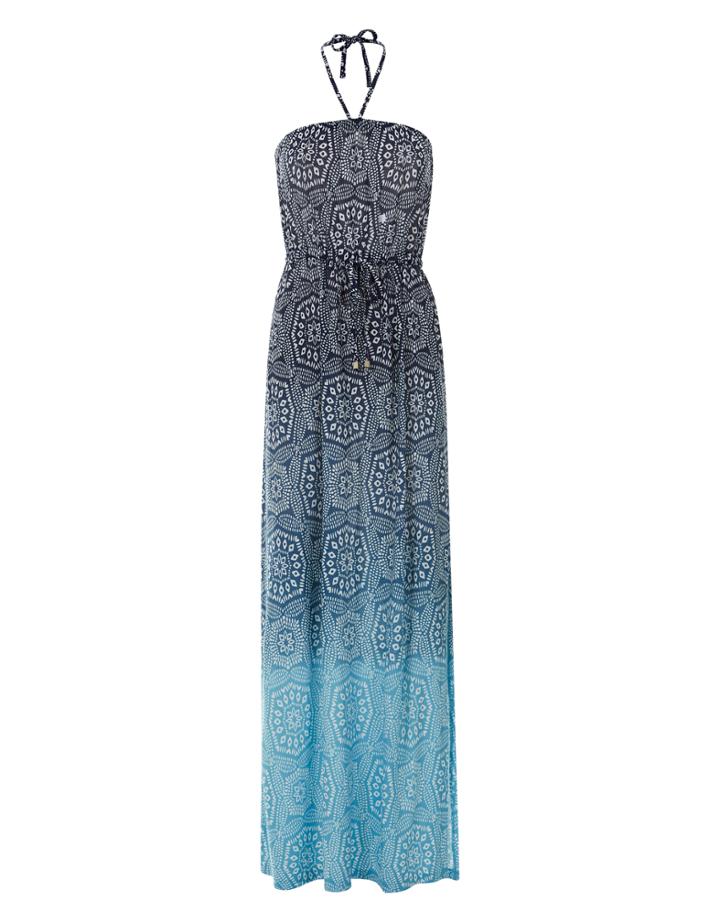 Monsoon Tokyo Dip Dye Jersey Maxi Dress