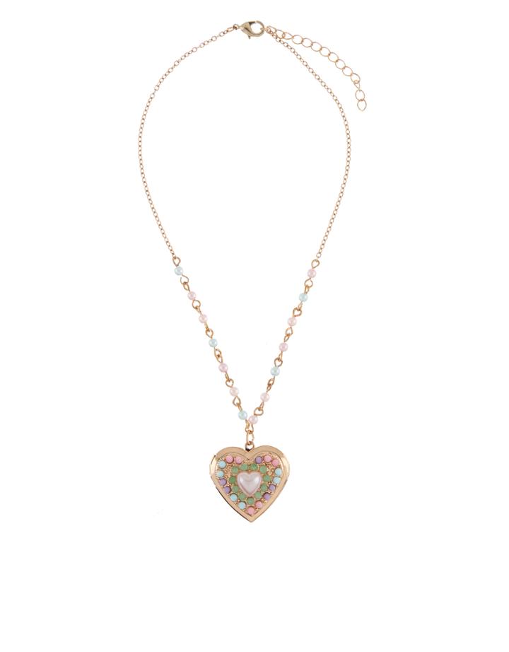 Monsoon Heart Treasure Locket Necklace