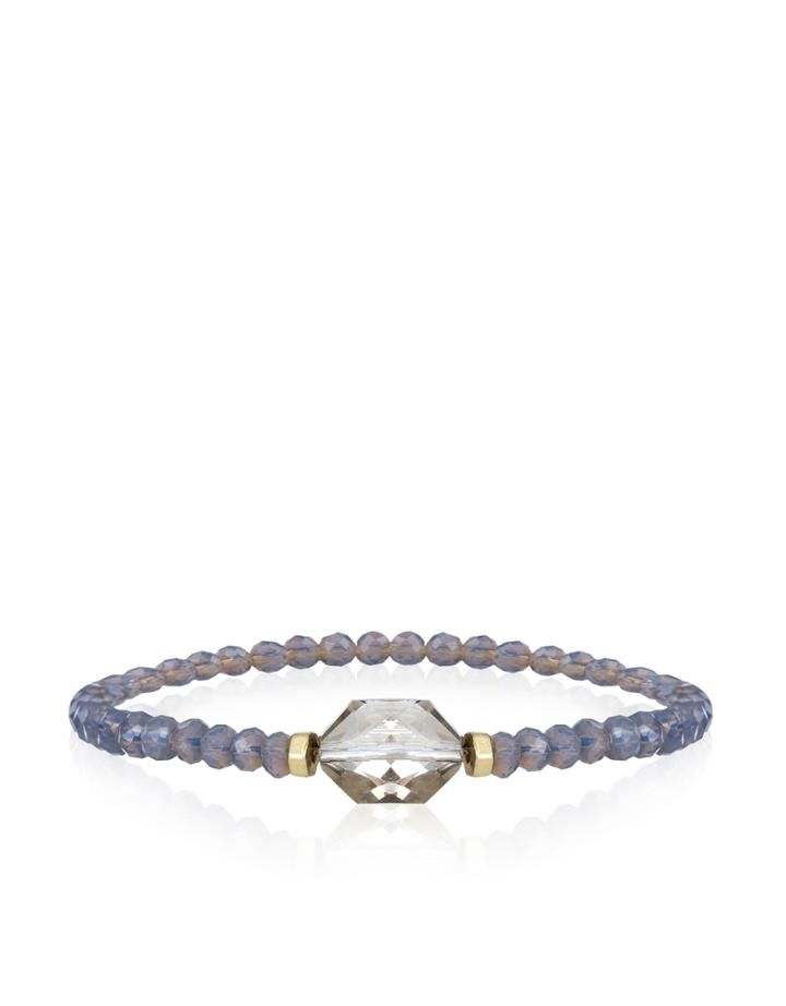 Monsoon Glass Faceted Bead Bracelet