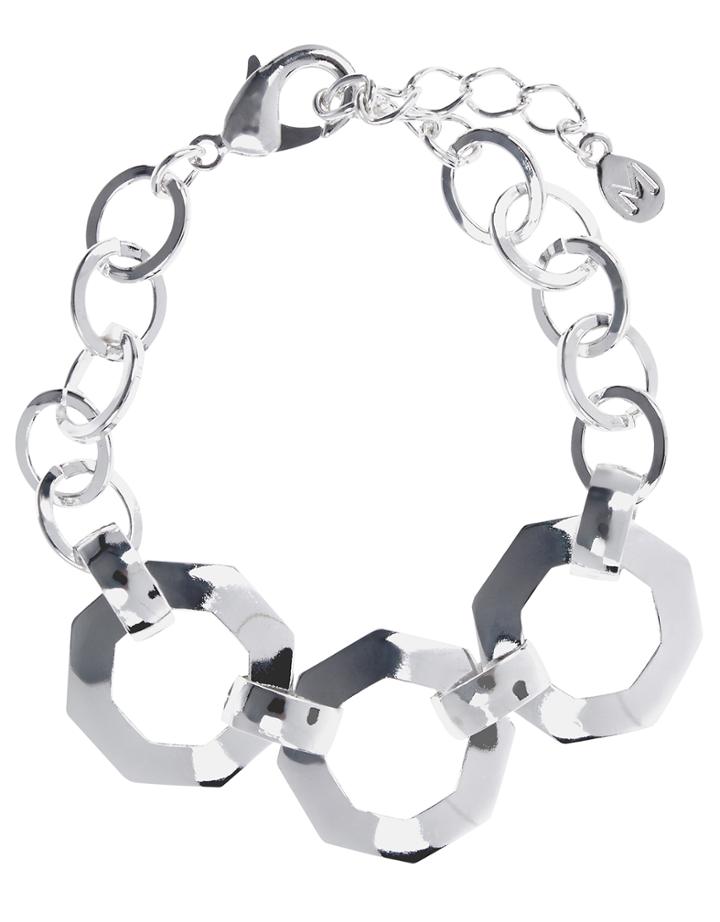 Monsoon Chunky Hexagon Chain Bracelet