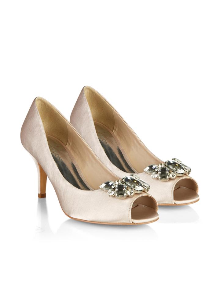 Monsoon Irma Multi Gem Peeptoe Shoe