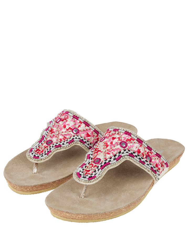 Monsoon Betsy Bright Footbed Sandals