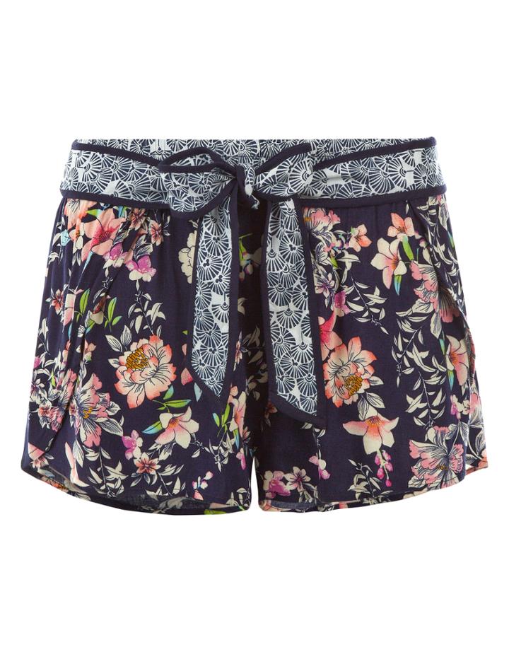 Monsoon Jasmine Floral Wrap Shorts