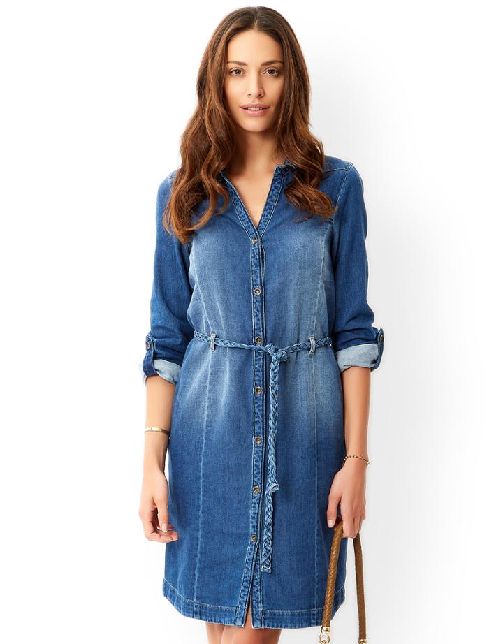 Monsoon Dalia Denim Dress