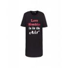 Love Moschino Love Is In The Air Fleece Dress Woman Black Size 44 It - (10 Us)