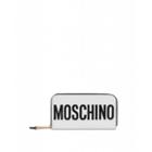 Moschino Wallet With Maxi Logo Woman White Size U It - (one Size Us)