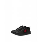 Love Moschino Faux Fur And Heart Sneakers Woman Black Size 39 It - (9 Us)
