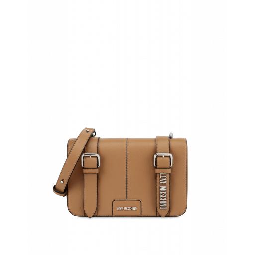 Love Moschino Moschino Belt Shoulder Bag Woman Beige Size U It - (one Size Us)