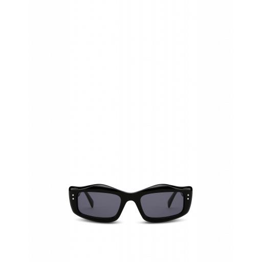 Moschino Sunglasses With Micro Studs Detail Woman Black Size Single Size