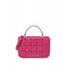 Love Moschino Quilted Handbag With Studs Woman Pink Size U It - (one Size Us)