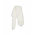 Moschino Faux Fur Scarf Woman White Size U It - (one Size Us)