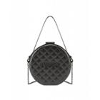 Love Moschino Round Evening Bag With Logo Woman Grey Size U It - (one Size Us)