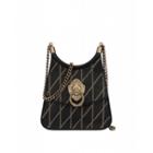 Moschino Head Lion Handle Leather Bag Woman Black Size U It - (one Size Us)