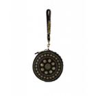 Moschino Shield Clutch With Studs Woman Black Size U It - (one Size Us)