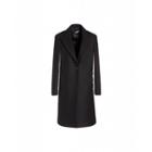 Love Moschino Cloth Coat With Logo Woman Black Size 40 It - (6 Us)
